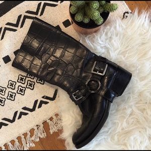 Christian Dior moto boots made in Italy